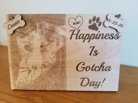 Gotcha Day Wall/Desk Plaque