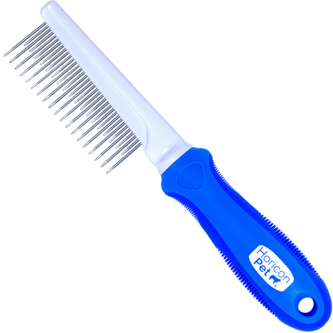 37 Pin Detangling Grooming Comb with Long & Short Stainless Steel Metal Teeth